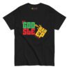 unisex-classic-tee-black-front-6832da84525c4.jpg God Nah Sleep T-Shirt – Faith Over Fear Unisex Christian Tee