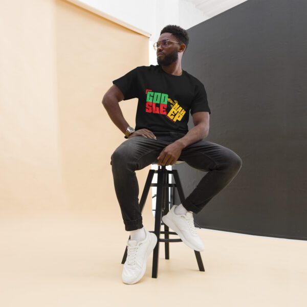 unisex-classic-tee-black-front-6832da8453bec.jpg God Nah Sleep T-Shirt – Faith Over Fear Unisex Christian Tee
