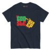 unisex-classic-tee-navy-front-683346a5b66b6.jpg God Nah Sleep T-Shirt – Faith Over Fear Unisex Christian Tee