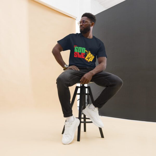 unisex-classic-tee-navy-front-683346a5b74a6.jpg God Nah Sleep T-Shirt – Faith Over Fear Unisex Christian Tee
