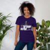 unisex-staple-t-shirt-team-purple-front-68333dec73614.jpg Faith Over Worry T-Shirt - Unisex Graphic Praying Tee