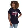 womens-relaxed-t-shirt-navy-front-68336d762e4e6.jpg Saved Women’s Relaxed Fit Christian T-Shirt – Rugged Cross Faith Design
