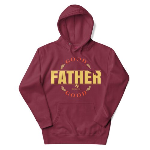 Good Good Father Hoodie | James 1:17 Scripture Design | Faith & Culture Collection