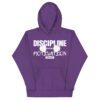 cotton-heritage-m2580-i-unisex-premium-pullover-hoodie-purple-front-68eee8416ddbe.jpg Discipline Over Motivation Hoodie | Hebrews 12:11 | Faith & Fitness Streetwear