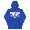 cotton-heritage-m2580-i-unisex-premium-pullover-hoodie-team-royal-front-68eee8416a663.jpg Discipline Over Motivation Hoodie | Hebrews 12:11 | Faith & Fitness Streetwear
