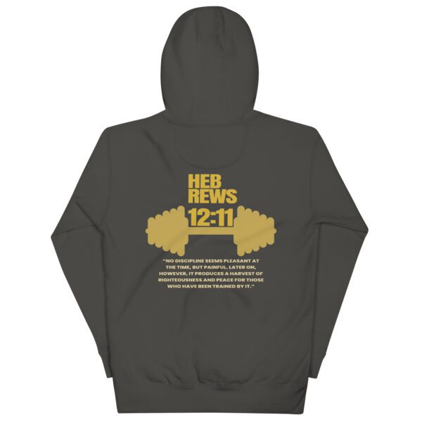 cotton-heritage-m2580-i-unisex-premium-pullover-hoodie-vintage-black-back-68eee6b73de5f.jpg Discipline Over Motivation Hoodie | Hebrews 12:11 | Faith & Fitness Streetwear