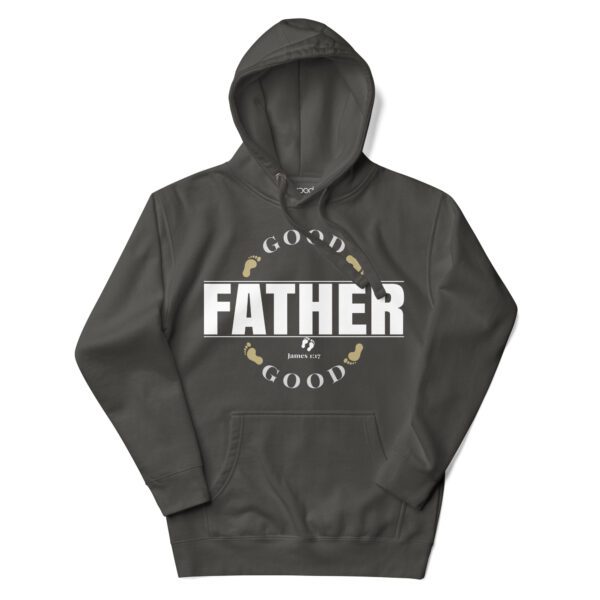 cotton-heritage-m2580-i-unisex-premium-pullover-hoodie-vintage-black-front-68eef1fdeeff9.jpg Good Good Father Hoodie | James 1:17 Scripture Design | Faith & Culture Collection
