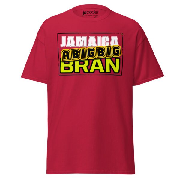 unisex-classic-tee-cardinal-front-68efdfd006d40.jpg Jamaica A Big Big Brand T-Shirt – Bold Island Pride Streetwear