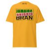 unisex-classic-tee-gold-front-68f05190cdf24.jpg Jamaica A Big Big Brand T-Shirt – Bold Island Pride Streetwear