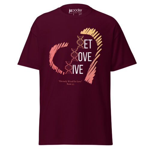 Let Love Live – DNA of Divine Love Christian T-Shirt