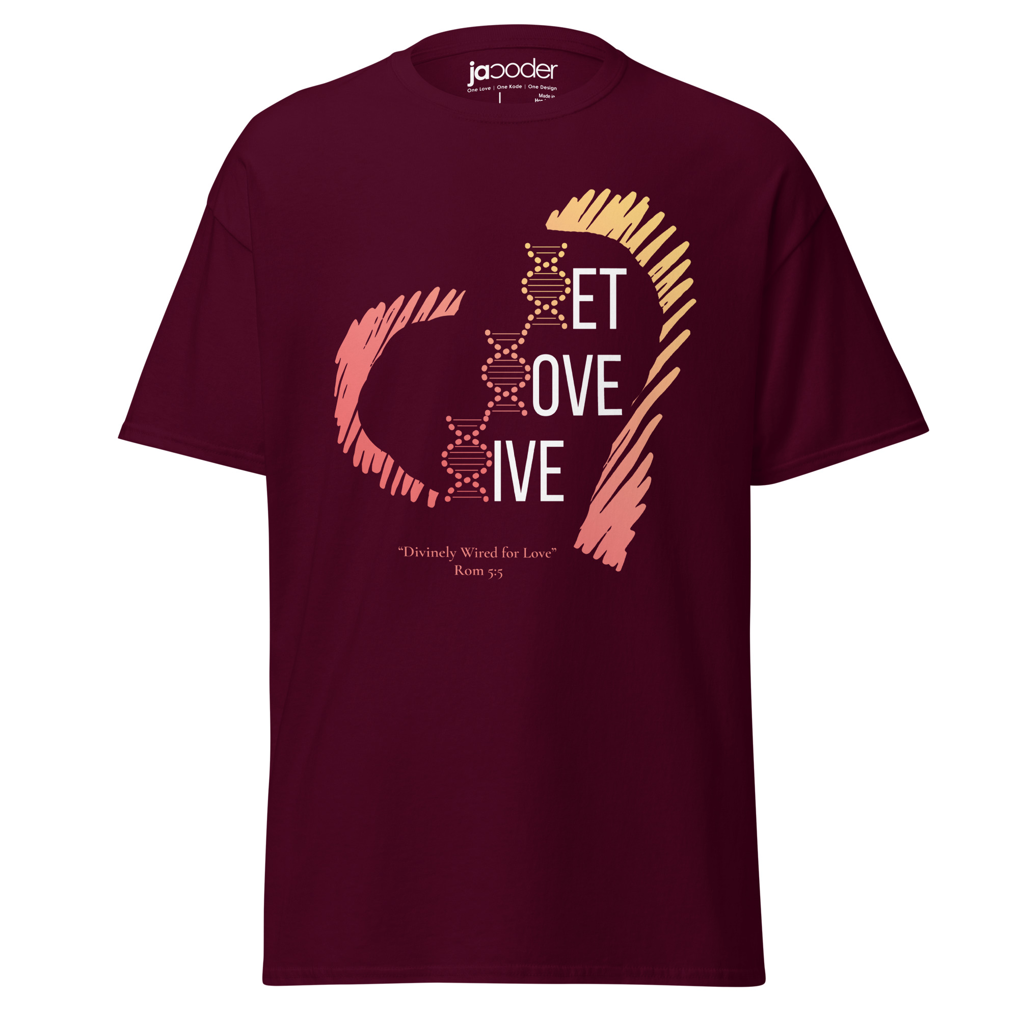 Let Love Live – DNA of Divine Love Christian T-Shirt
