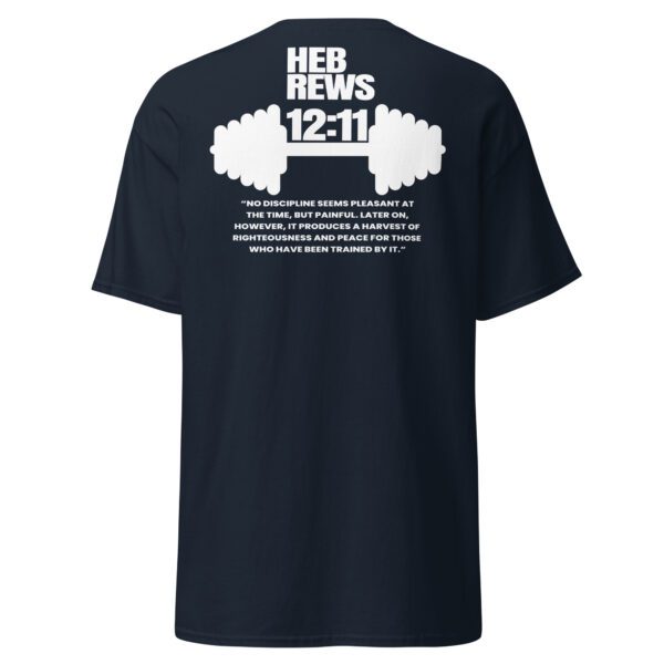 unisex-classic-tee-navy-back-68ecaa1405d66.jpg Discipline Over Motivation – “Show Up” Tee