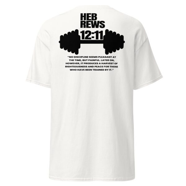 unisex-classic-tee-white-back-68eca8192931b.jpg Discipline Over Motivation – “Show Up” Tee