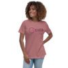 womens-relaxed-t-shirt-heather-mauve-front-68f5925a119c1.jpg God Is The Key In This Life – Women’s Christian Tee